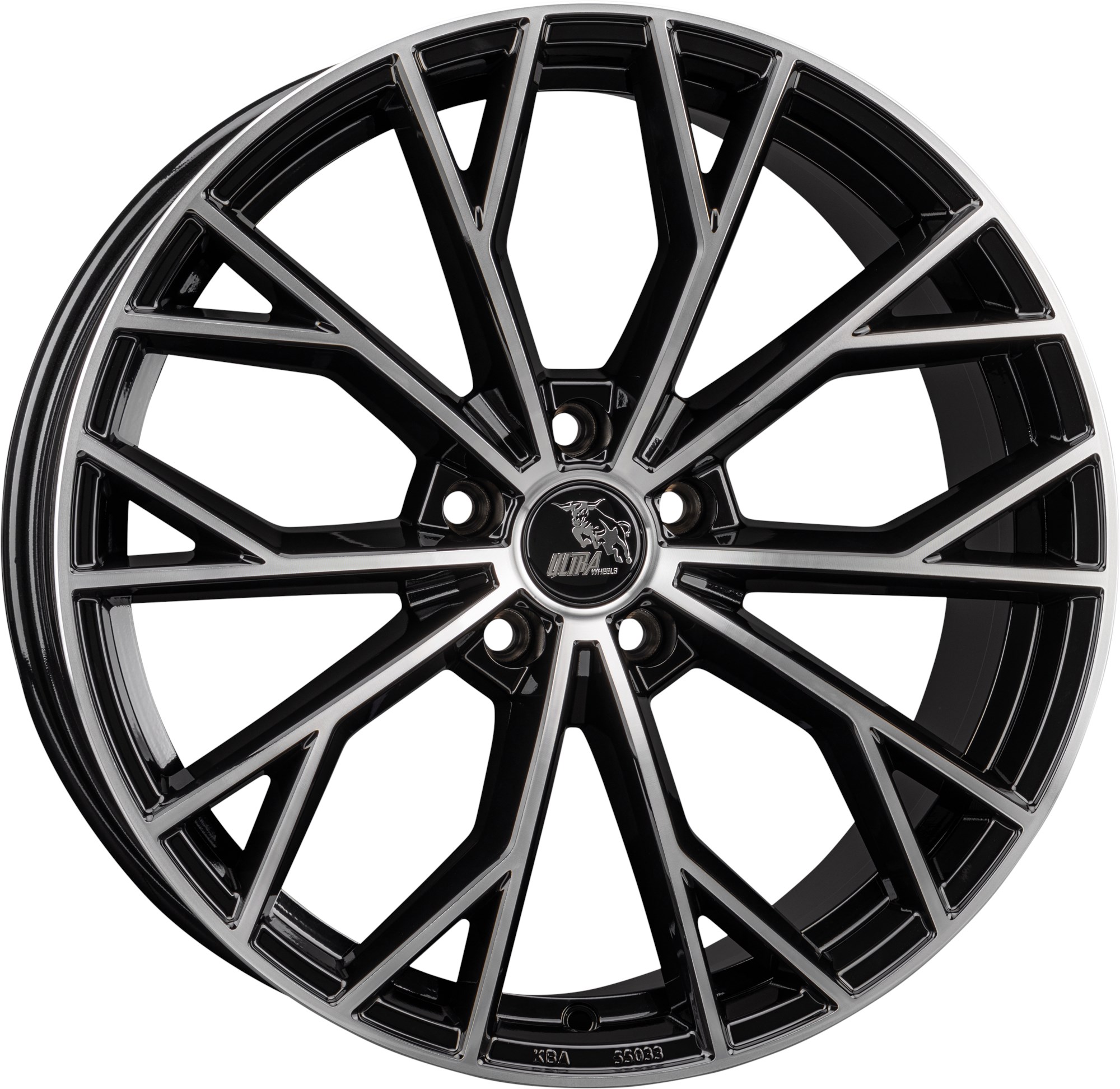 ULTRA WHEELS RS EVO ZWART GEPOLIJST 4250674393953